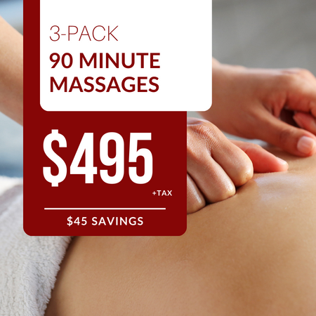 HOLIDAY 3 PACK | 90 Minute Massages