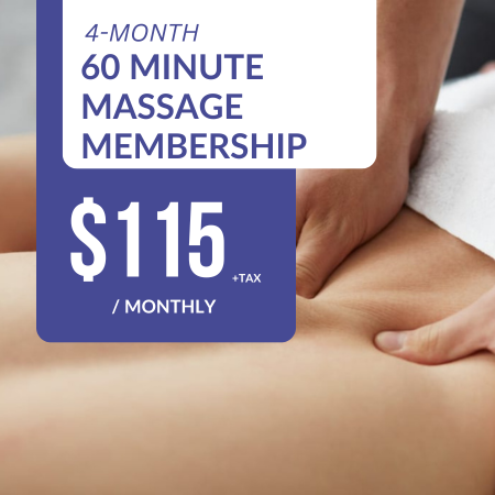 4-Month 60 Minute Massage Membership