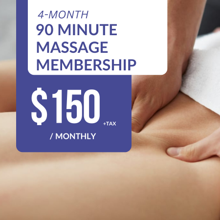 4-Month 90 Minute Massage Membership