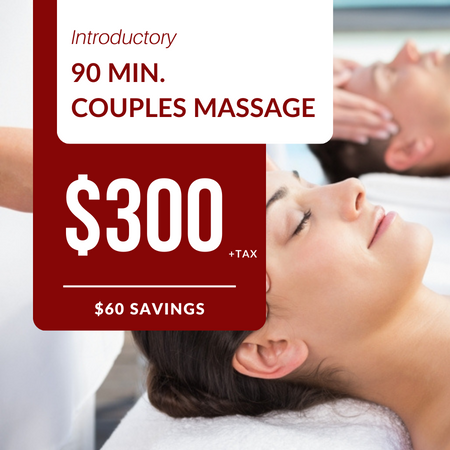 90 Minute Couples Massage
