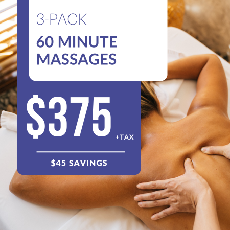 3 PACK | 60 Minute Massages