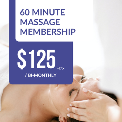 60 Minute Massage Membership