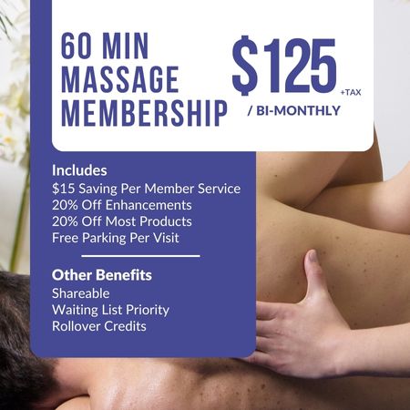 Bi-Monthly 60 Minute Massage Membership