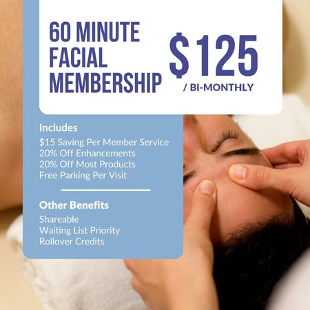 Bi-Monthly 60 Minute Facial Membership